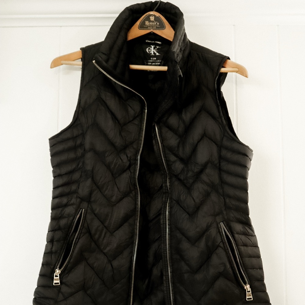 Calvin Klein Black Quilted Jacket